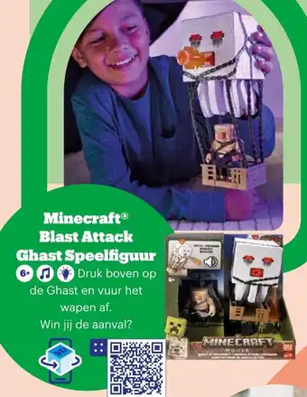 Bol.com Minecraft Blast Attack Ghast Speelfiguur aanbieding