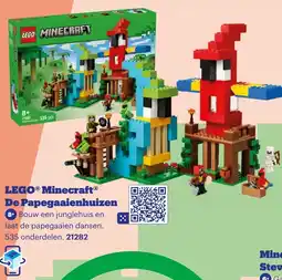 Bol.com LEGO Minecraft De Papegaaienhuizen aanbieding