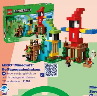 Bol.com LEGO Minecraft De Papegaaienhuizen aanbieding