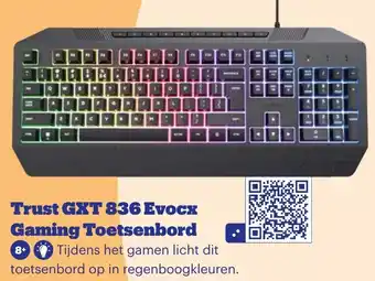 Bol.com Trust GXT 836 Evocx Gaming Toetsenbord aanbieding