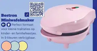 Bol.com Bestron Miniwafelmaker aanbieding