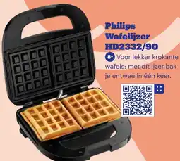 Bol.com Philips Wafelijzer HD2332/90 aanbieding