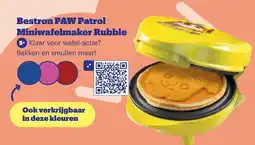 Bol.com Bestron PAW Patrol Miniwafelmaker Rubble aanbieding