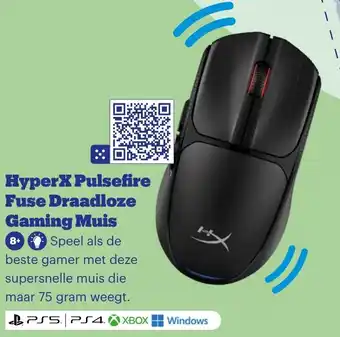 Bol.com HyperX Pulsefire Fuse Draadloze Gaming Muis aanbieding