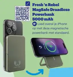 Bol.com Fresh 'n Rebel MagSafe Draadloze Powerbank 5000 mAh aanbieding