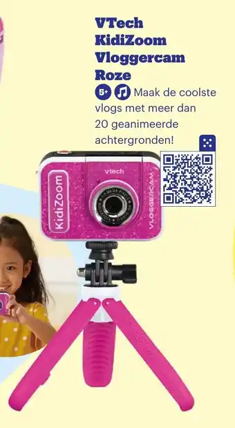 Bol.com VTech Kidizoom Vloggercam Roze aanbieding