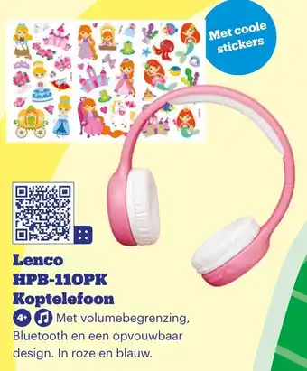 Bol.com Lenco HPB-110PK Koptelefoon aanbieding