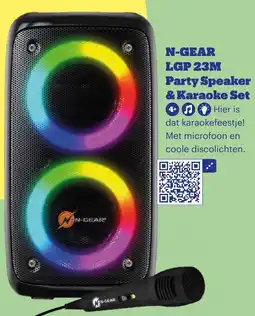 Bol.com N-GEAR LGP 23M Party Speaker & Karaoke Set aanbieding