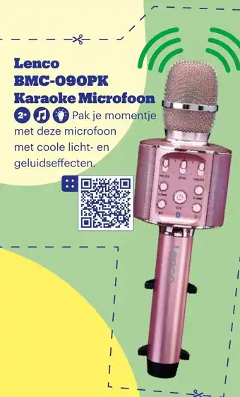 Bol.com Lenco BMC-090PK Karaoke Microfoon aanbieding