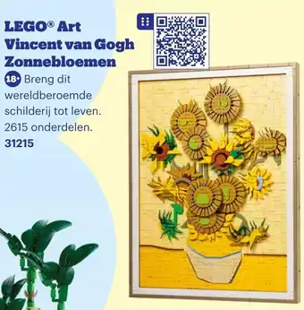 Bol.com LEGO Art Vincent van Gogh Zonnebloemen aanbieding