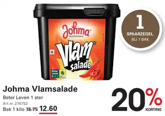 Sligro Johma Vlamsalade aanbieding