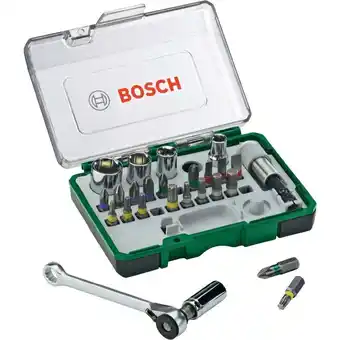 Conrad Bosch Accessories Promoline 2607017160 Dopsleutelset Metrisch 1/4 (6.3 mm) 27-delig aanbieding