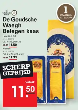 Sligro De Goudsche Waegh Belegen kaas aanbieding