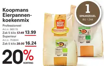Sligro Koopmans Eierpannenkoekenmix aanbieding