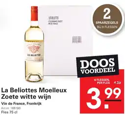 Sligro La Beliottes Moelleux Zoete witte wijn aanbieding