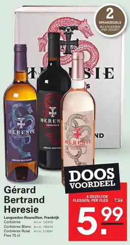 Sligro Gérard Bertrand Heresie aanbieding