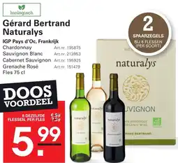 Sligro Gérard Bertrand Naturalys aanbieding