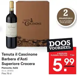 Sligro Tenuta il Cascinone Barbera d'Asti Superiore Crocera aanbieding