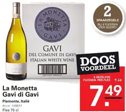 Sligro La Monetta Gavi di Gavi aanbieding