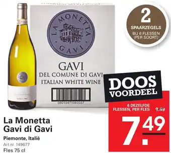 Sligro La Monetta Gavi di Gavi aanbieding
