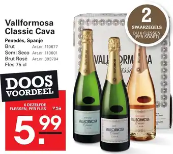 Sligro Vallformosa Classic Cava aanbieding