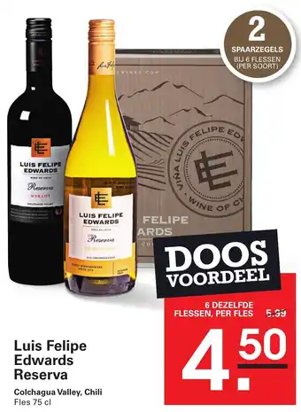 Sligro Luis Felipe Edwards Reserva aanbieding