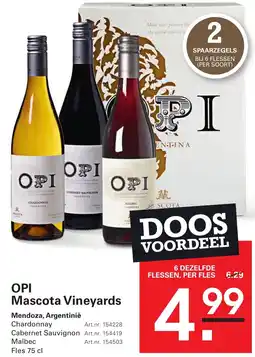 Sligro OPI Mascota Vineyards aanbieding