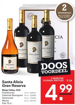 Sligro Santa Alicia Gran Reserva aanbieding