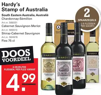 Sligro Hardy's Stamp of Australia aanbieding