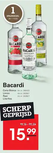 Sligro Bacardi aanbieding