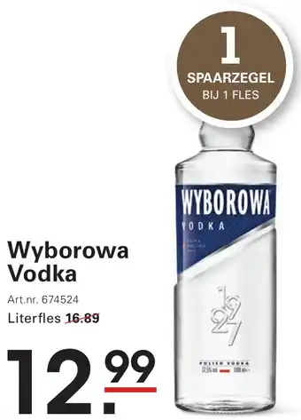 Sligro Wyborowa Vodka aanbieding