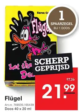 Sligro Flügel aanbieding