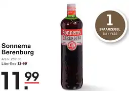 Sligro Sonnema Berenburg aanbieding