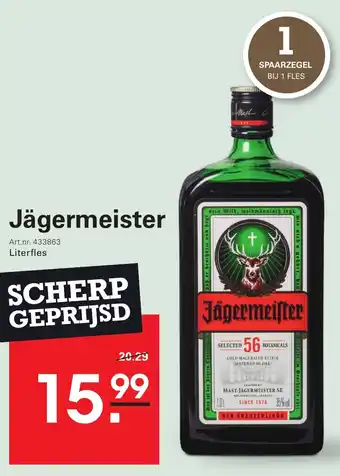 Sligro Jägermeister aanbieding