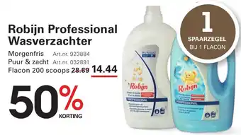 Sligro Robijn Professional Wasverzachter aanbieding