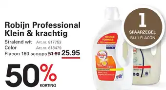 Sligro Robijn Professional Klein & krachtig aanbieding
