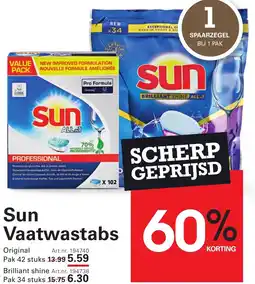 Sligro Sun Vaatwastabs aanbieding