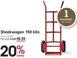 Sligro Steekwagen 150 kilo aanbieding