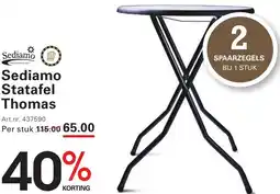Sligro Sediamo Statafel Thomas aanbieding