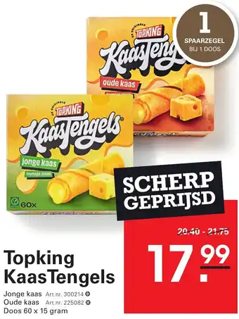 Sligro Topking KaasTengels aanbieding