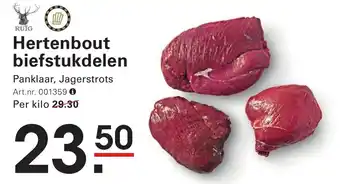 Sligro Hertenbout biefstukdelen aanbieding
