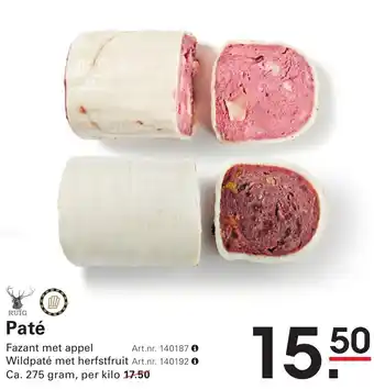 Sligro Paté aanbieding