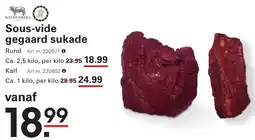 Sligro Sous-vide gegaard sukade aanbieding