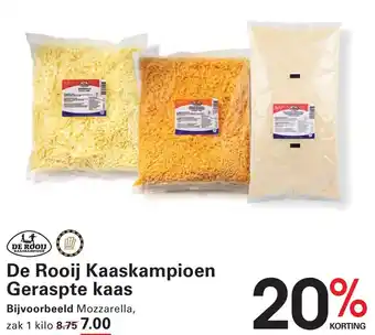 Sligro De Rooij Kaaskampioen Geraspte kaas aanbieding