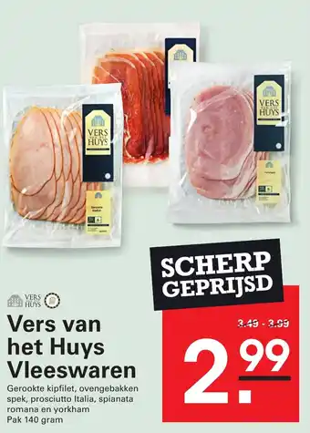 Sligro Vers van het Huys Vleeswaren aanbieding