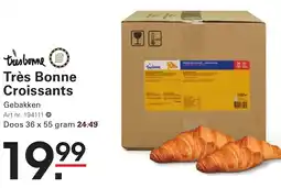 Sligro Très Bonne Croissants aanbieding