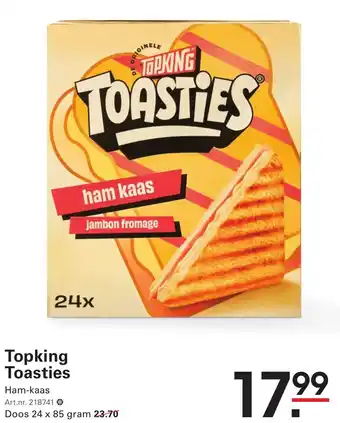 Sligro Topking Toasties aanbieding