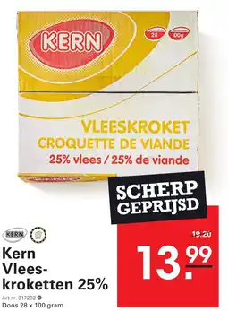 Sligro Kern Vleeskroketten aanbieding