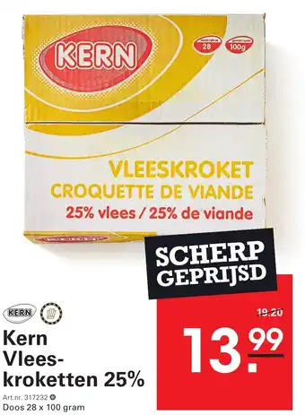 Sligro Kern Vleeskroketten aanbieding