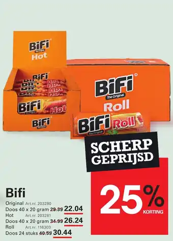 Sligro Bifi aanbieding